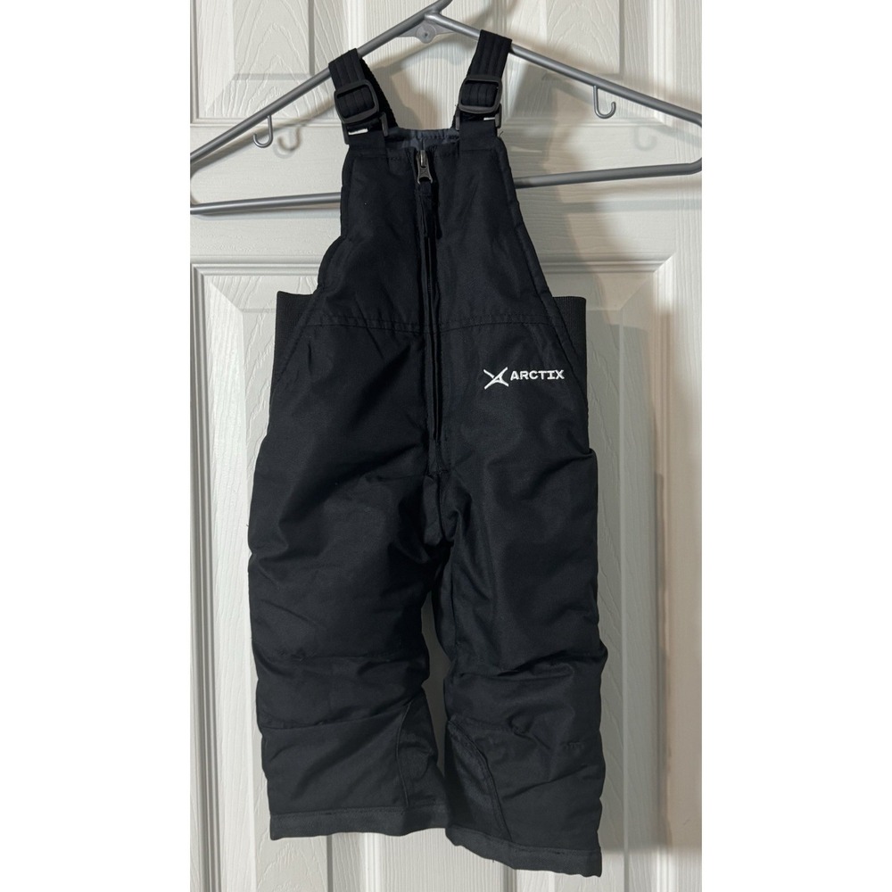 Arctix Infant Toddler Winter Snow Ski Bib Overalls Black 12 Months NWOT